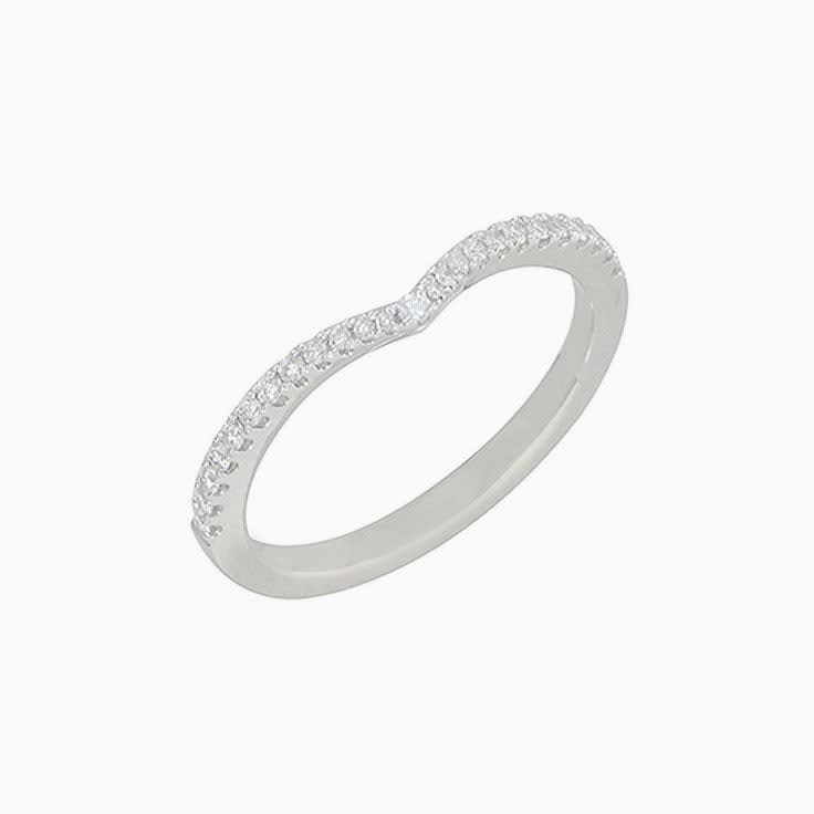 Petite Diamond Curve Ring
