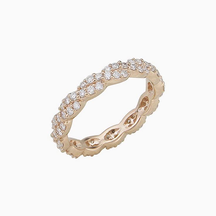 Knot Diamond Ring