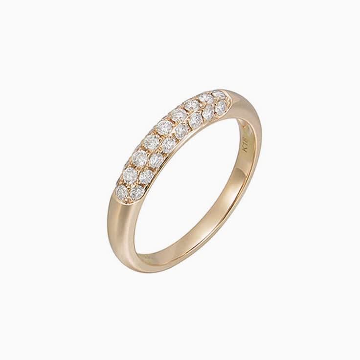 Diamond Pave set wedding ring