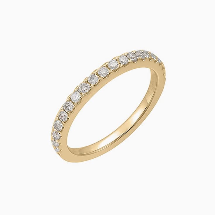 2 Points Wedding Ring