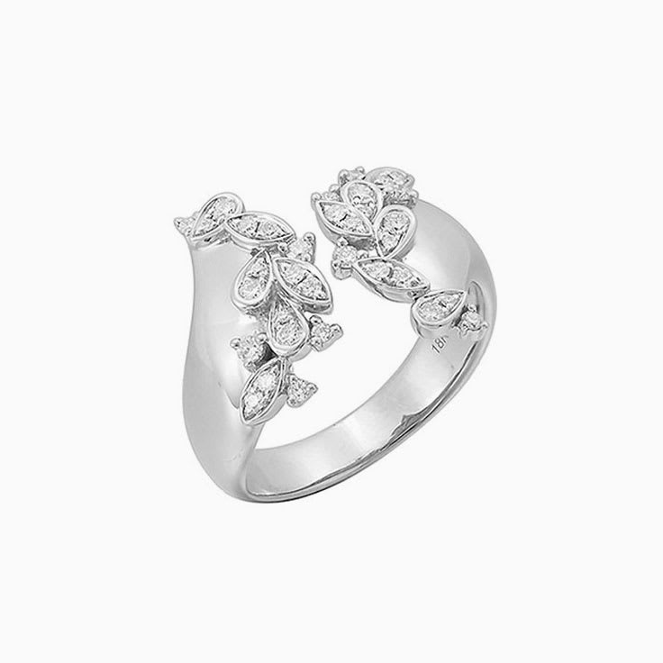 Diamond cuff dress ring 3579
