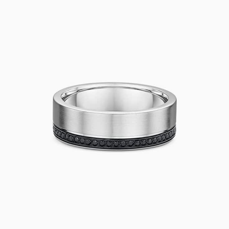 Black Diamond Wedding ring 577A11G