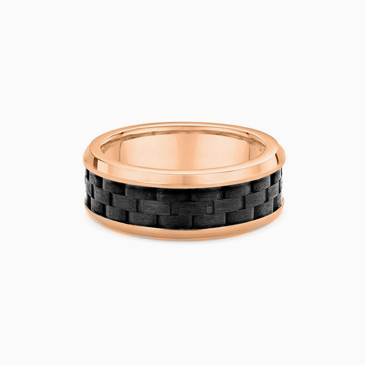 Carbon Fibre Mens wedding ring 597B00