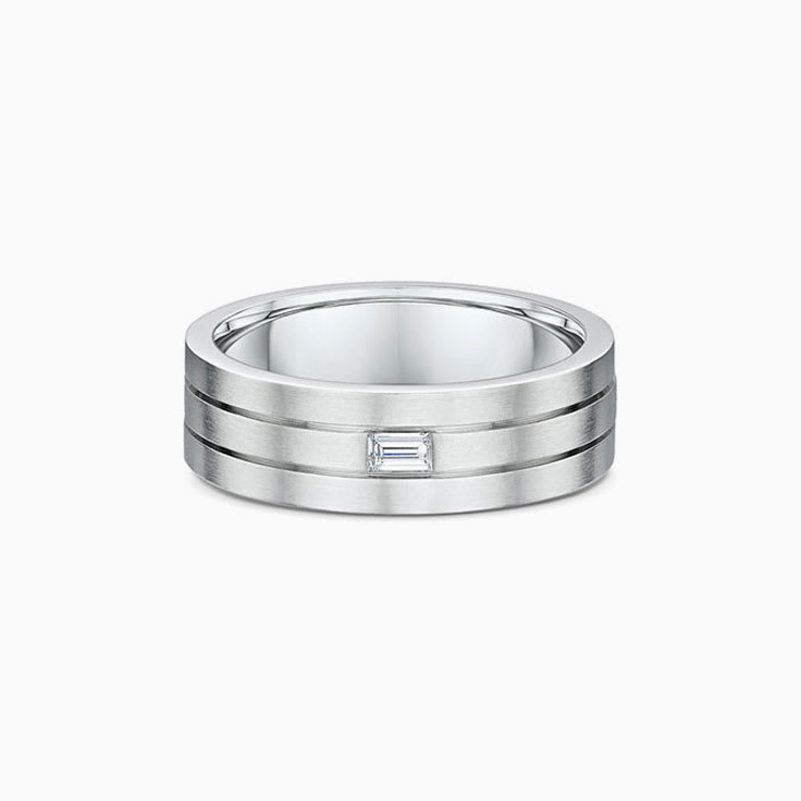 Grooved wedding ring 616A00