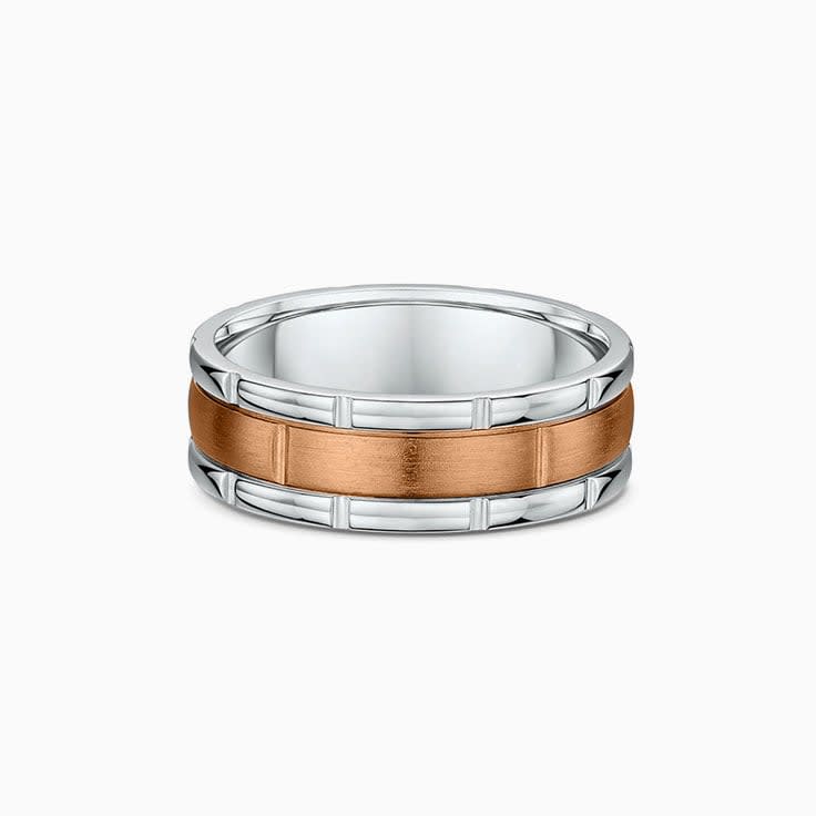 Brushed Mens Wedding Ring 403A05
