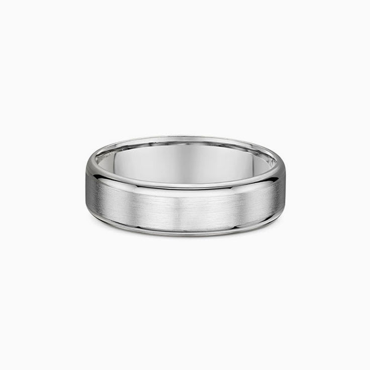 Matt Finish Mens Wedding Ring 574A10