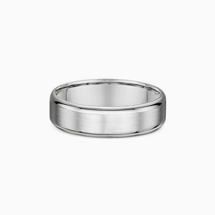 Matt Finish Mens Wedding Ring 574A10