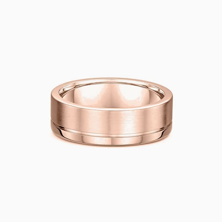 Classic Mens Band With Brushed Finish