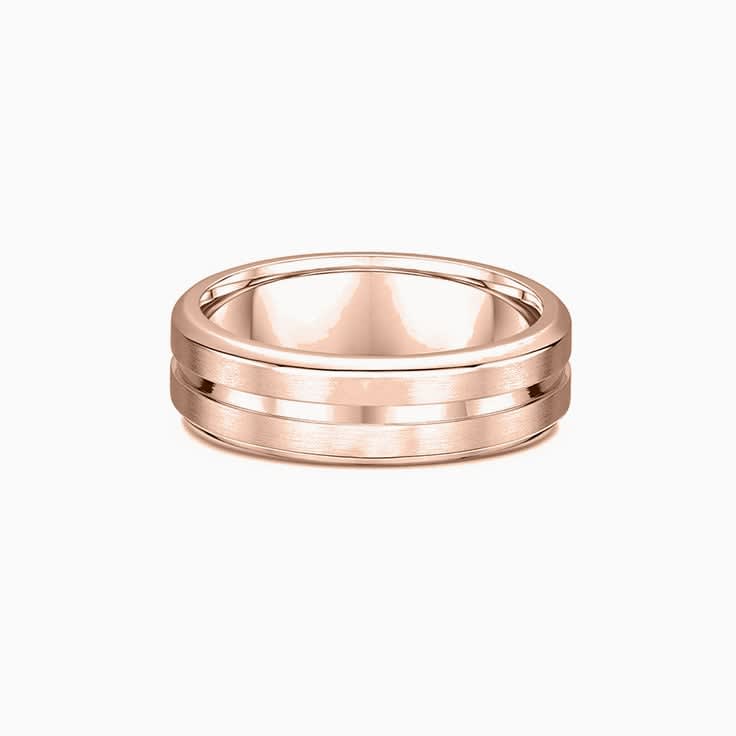 classic mens wedding ring 618A02