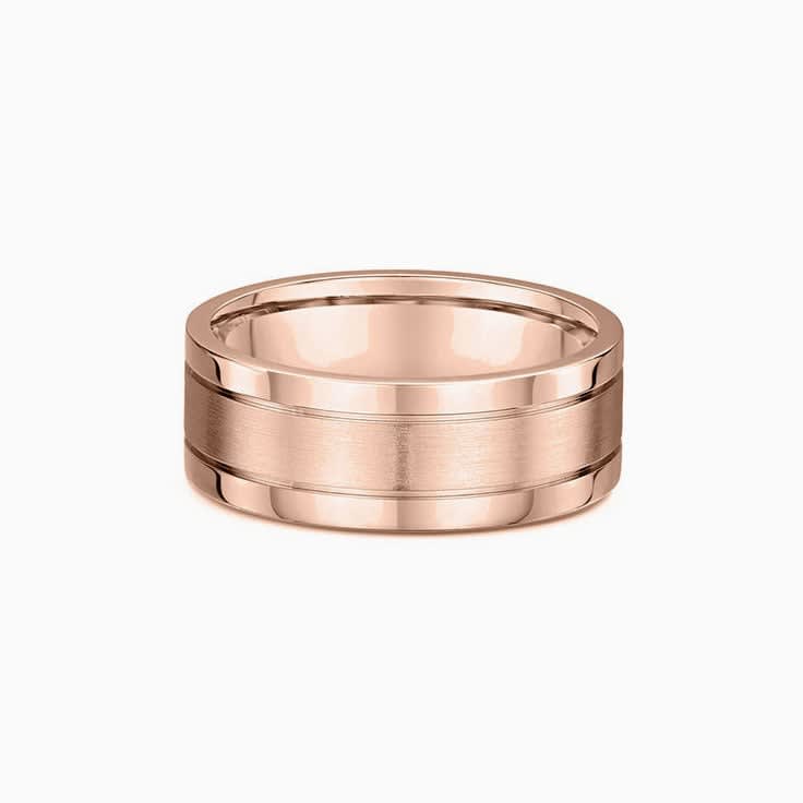 classic mens wedding ring 622A08