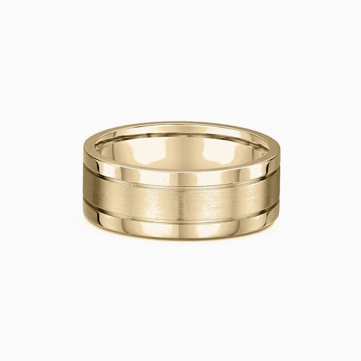 classic mens wedding ring 622A08