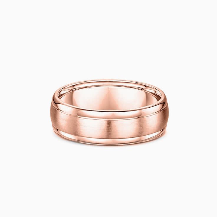 Brushed Mens Wedding ring 5020