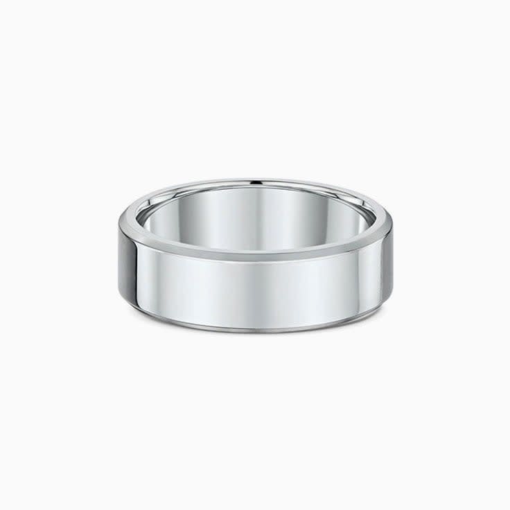Plain White Gold Band