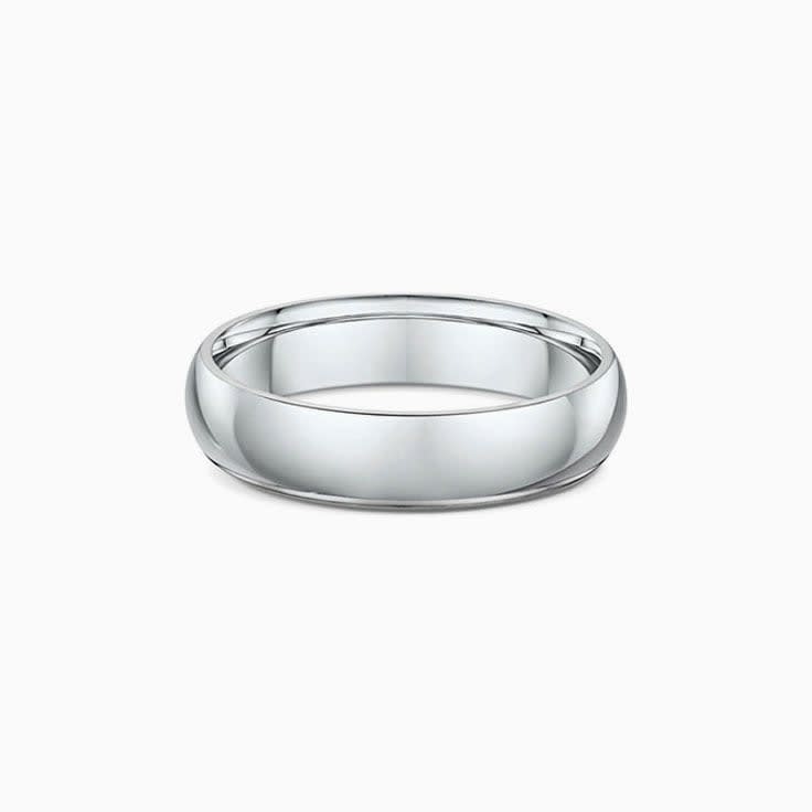 Plain Platinum Wedding Band