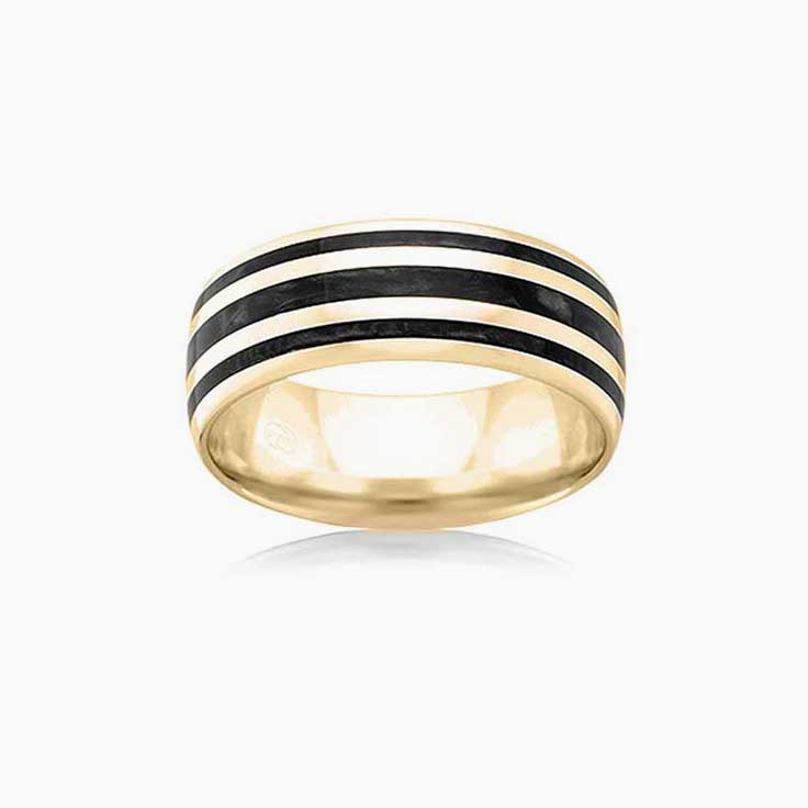 Black spectrum mens ring J4375