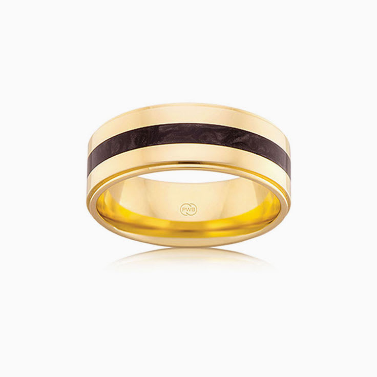 Black spectrum wedding ring J4377