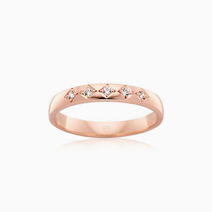 5stone diamond wedding ring B2021