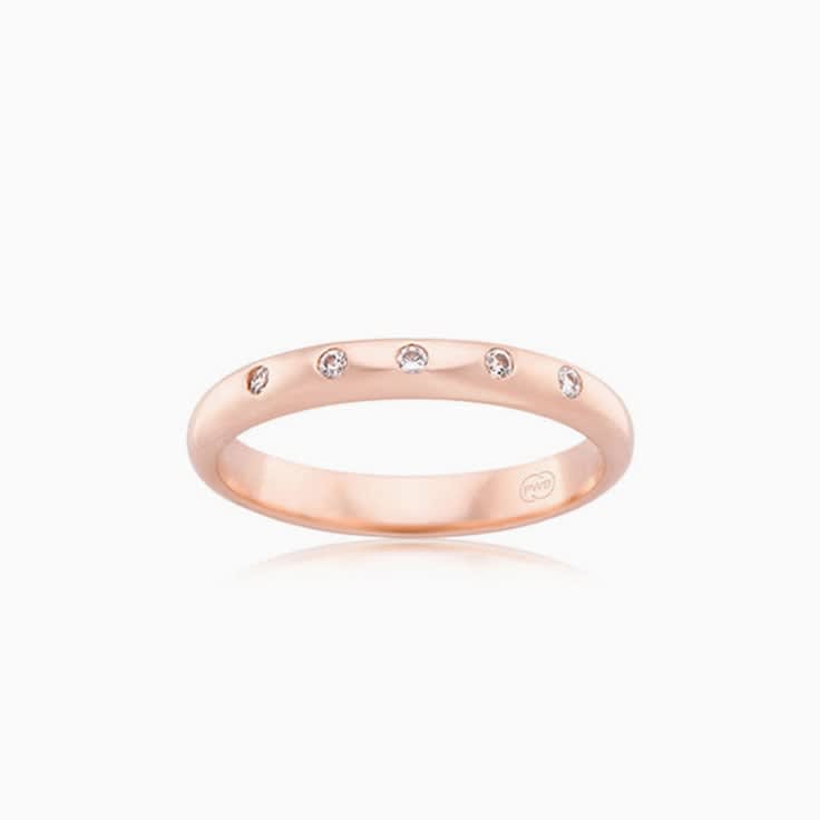 Five stone drop set ring HD3213