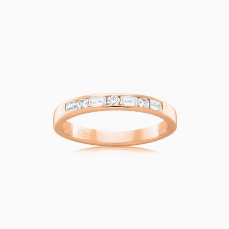Baguette and round ring FR3478