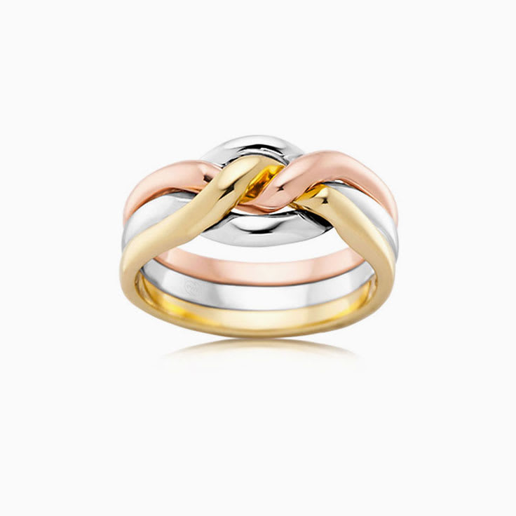 Two Tone puzzle Ring
