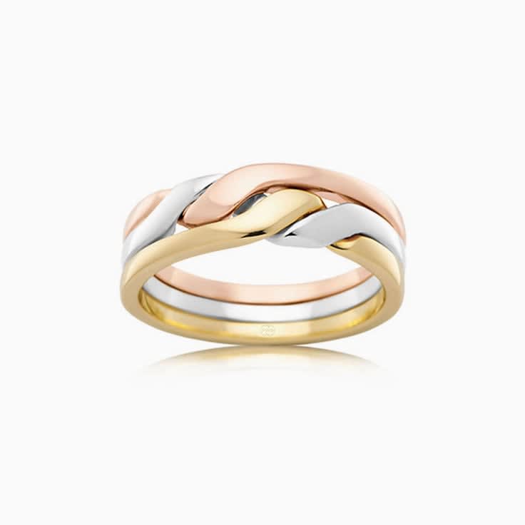 Twisted Rope Patterned Womens Band