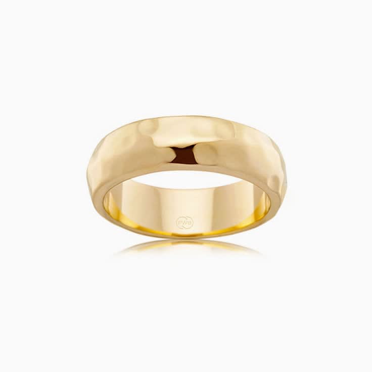Hammered Finish Mens wedder J3361