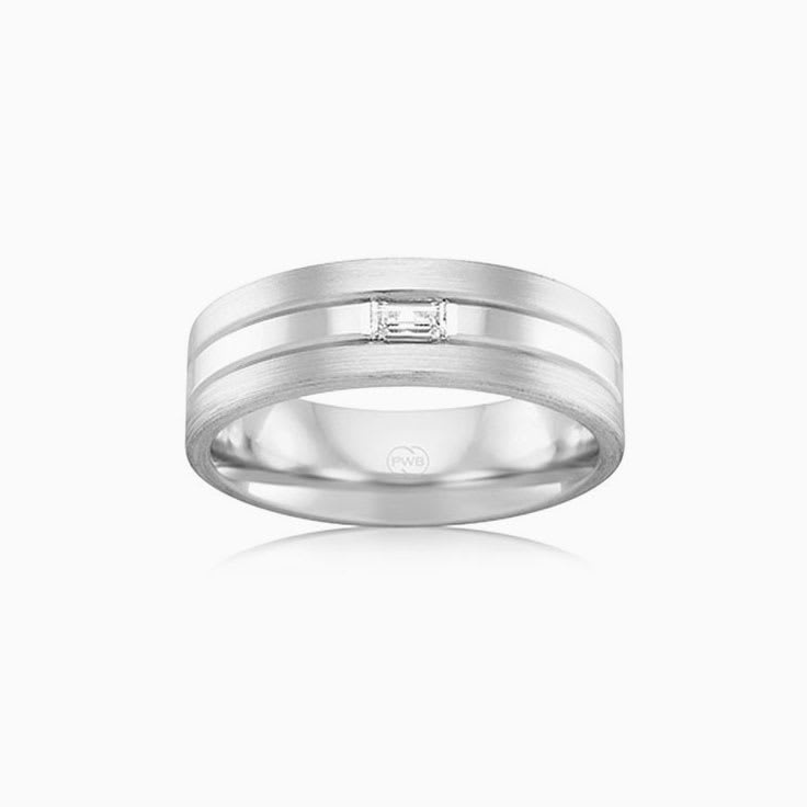 Vertical set Baguette ring FR3677