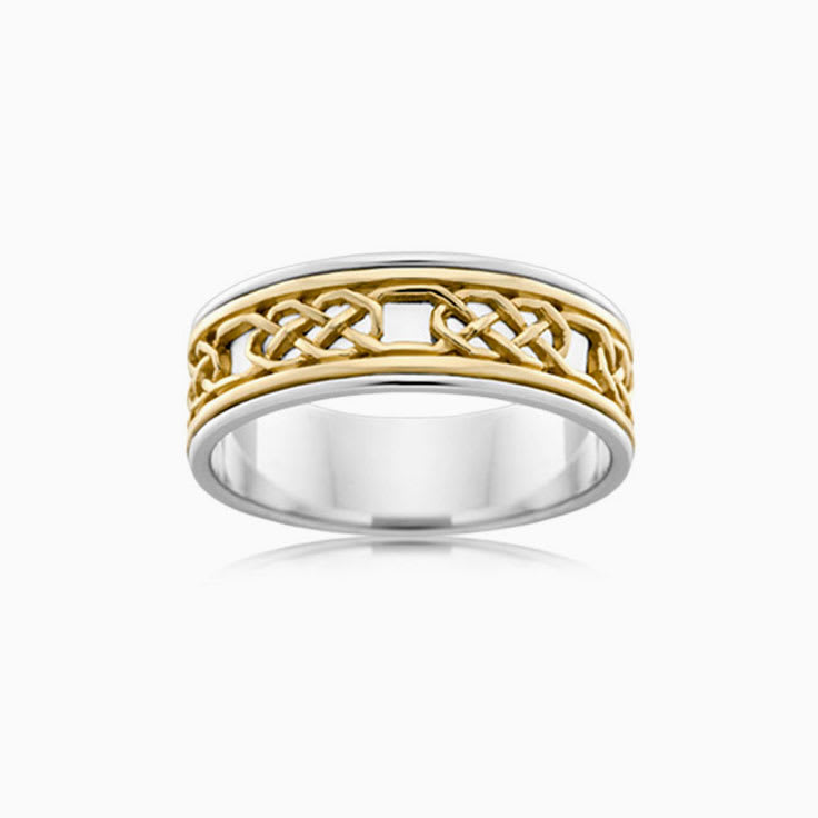 Pattern Mens Wedding Ring 2TJ2567