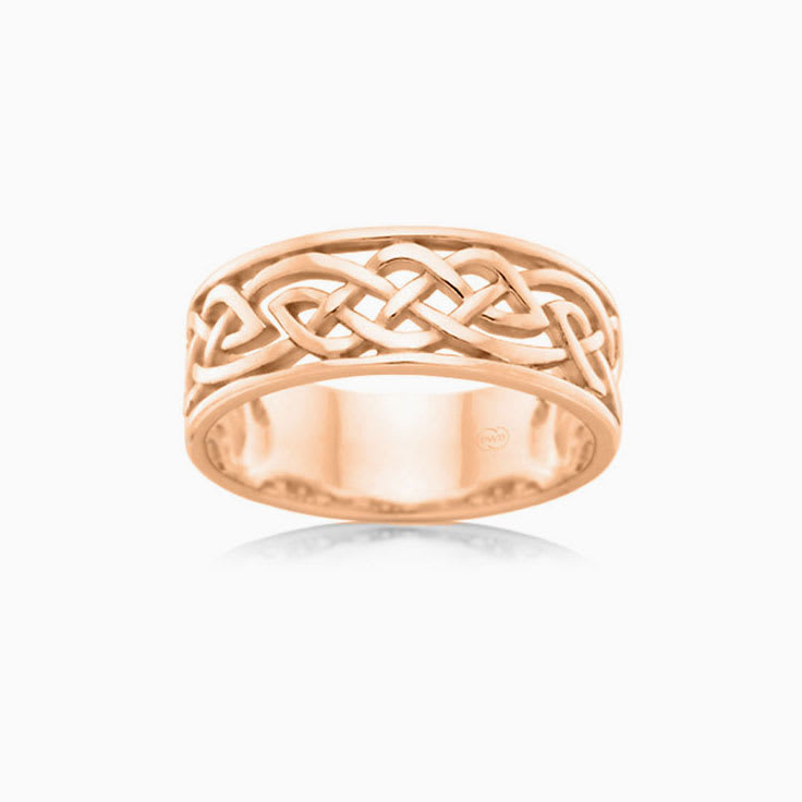 Carved Mens Ring J2648