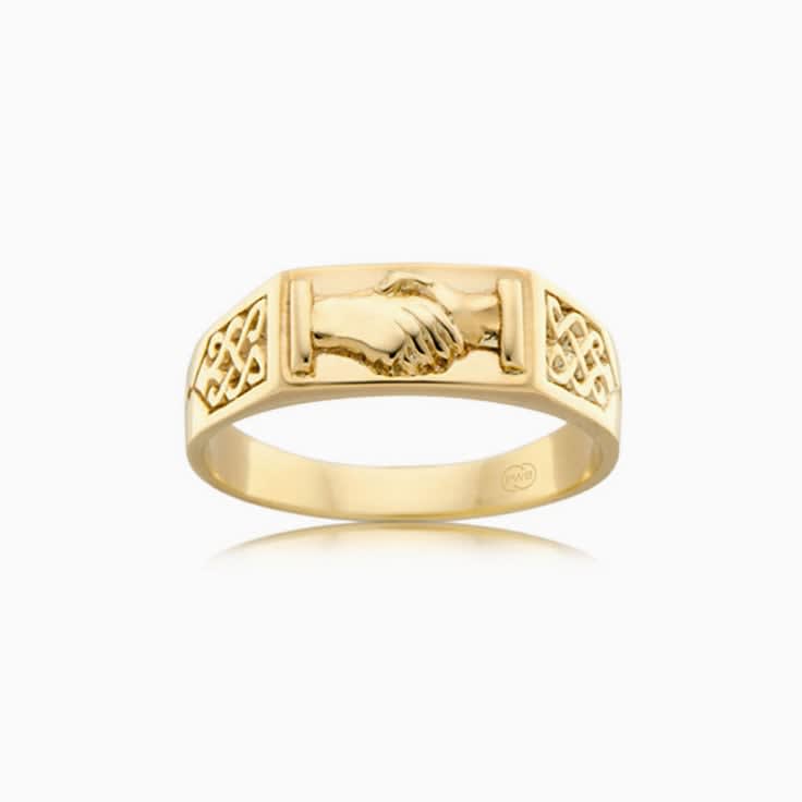Carved signet ring J4247