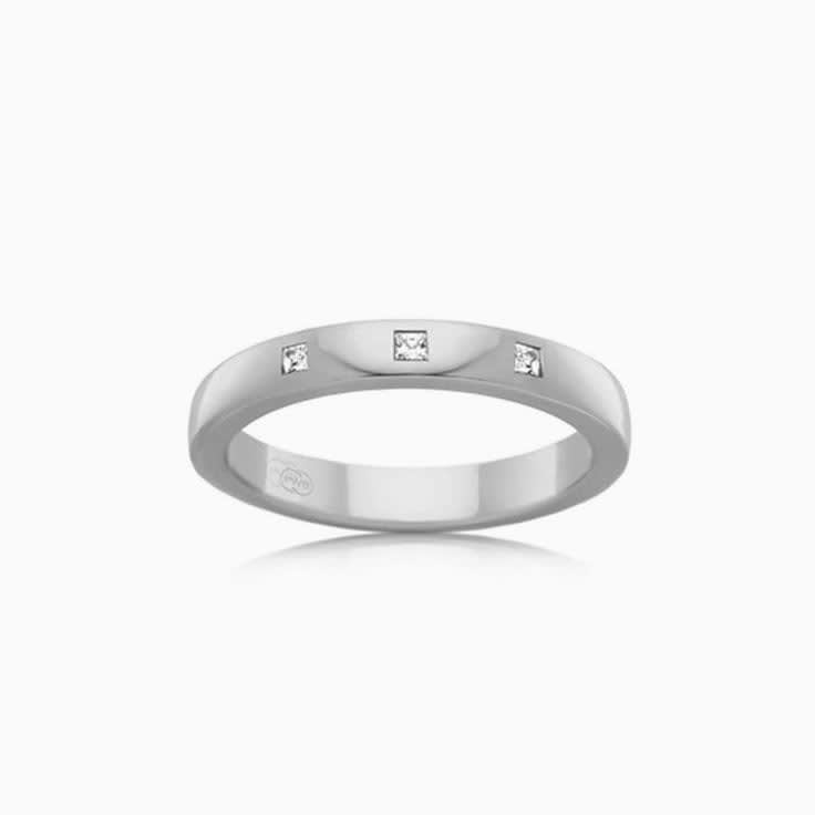 Womens Wedding Lab Diamond Band