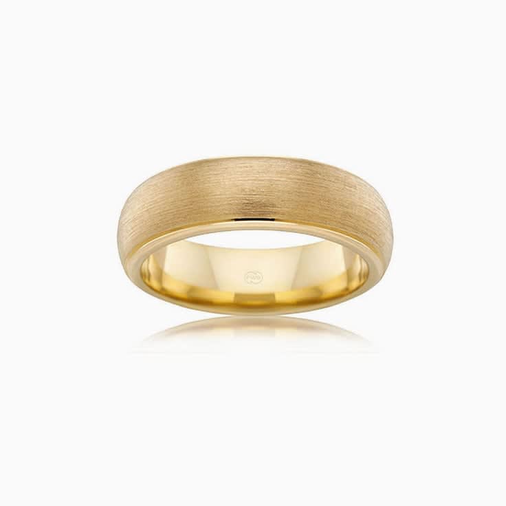 Matt and polish wedding ring BE2773