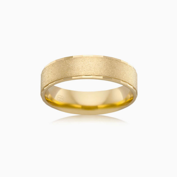 Simple Gold Wedding Band For Her