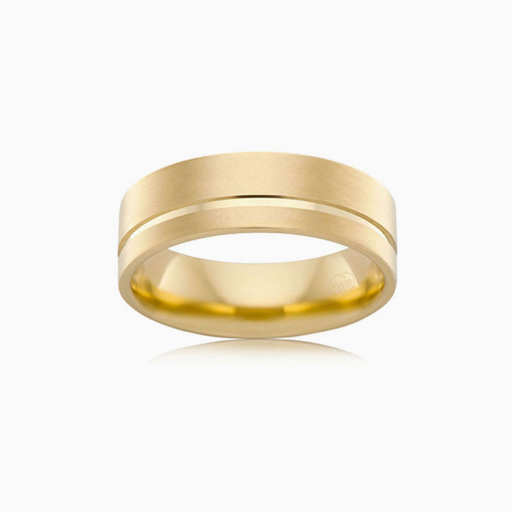Simple Gold Band Wedding Ring