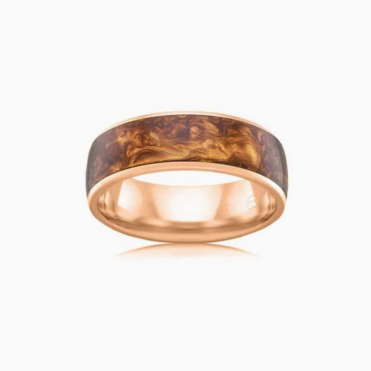 Brown Spectrum mens ring J4295