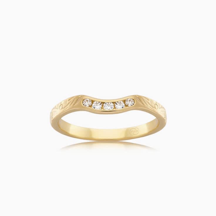 Pattern Lab Diamond Wedding Band