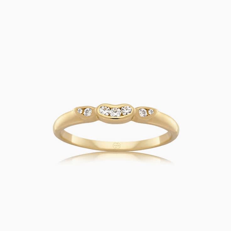 Bezel Set Lab Diamond Wedding Ring