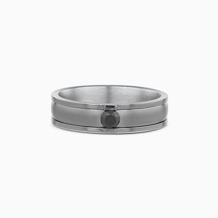 Drop set Titanium ring 125B00