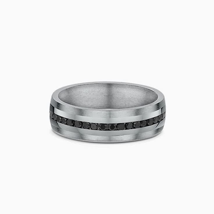 Channel set Black diamond 128B00