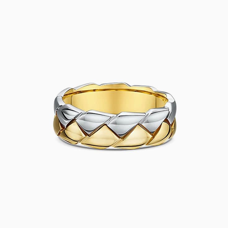 Weaved Mens Wedding Band