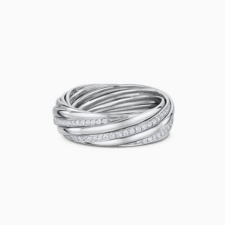 Diamond Wedding Mens Ring