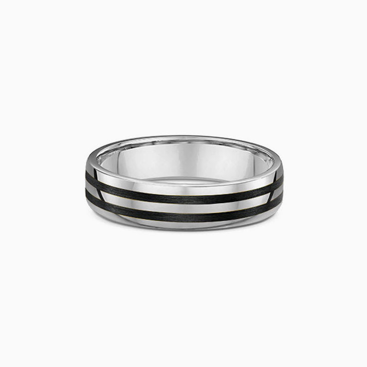 Gold and Carbon Fibre ring 583B00