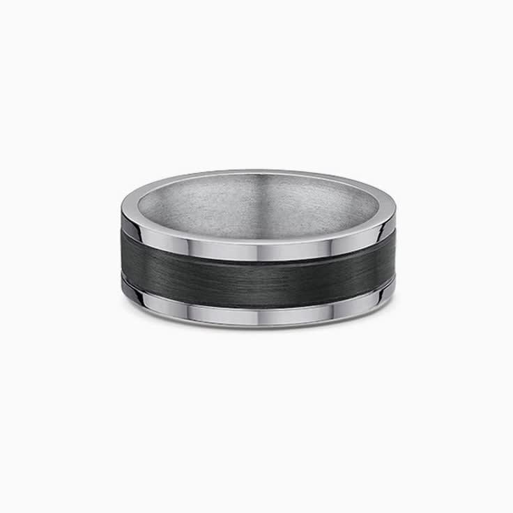 Titanium and carbon fibre ring 587B01