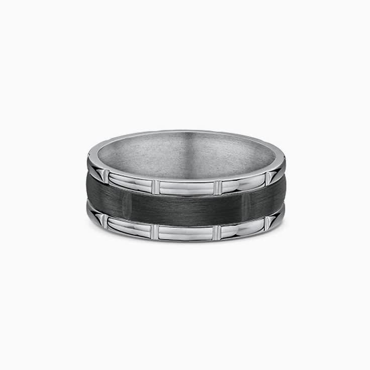 Titanium and carbon fibre ring 600B00