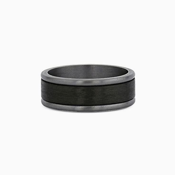 Carbon fibre and tantalum ring 589B03