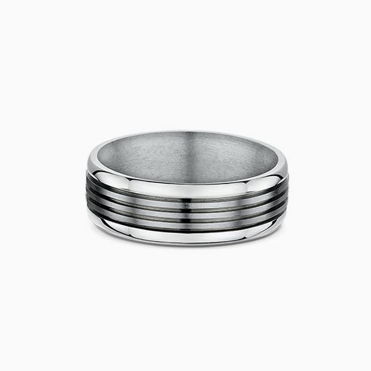 Centre Titanium mens ring 7219T00