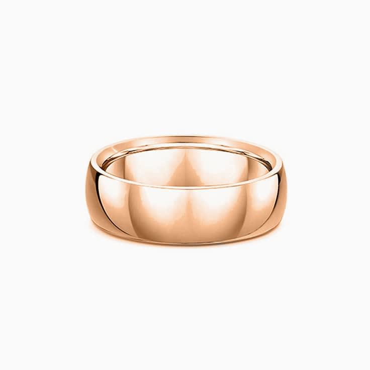 Classic mens wedding band 457A001