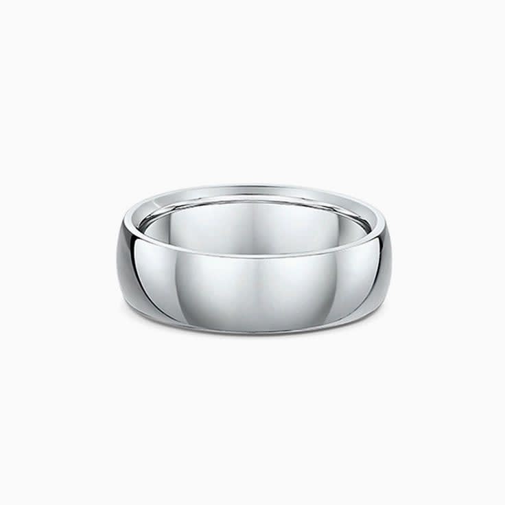 Classic mens wedding band 457A001