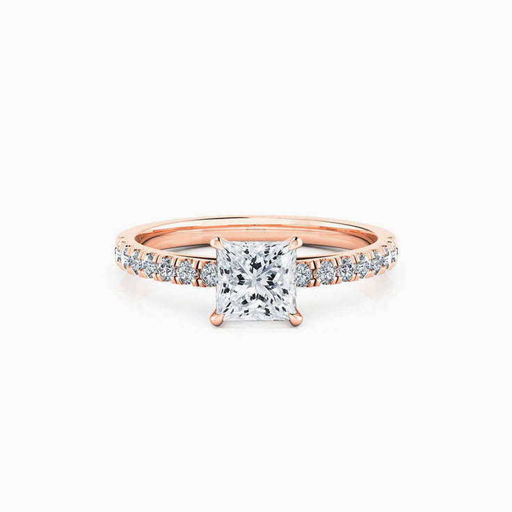 1 carat lab grown diamond ring