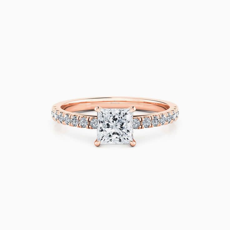 1 carat lab grown diamond ring